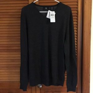 Men’s Calvin Klein Sweater dark grey XL NWT men’s